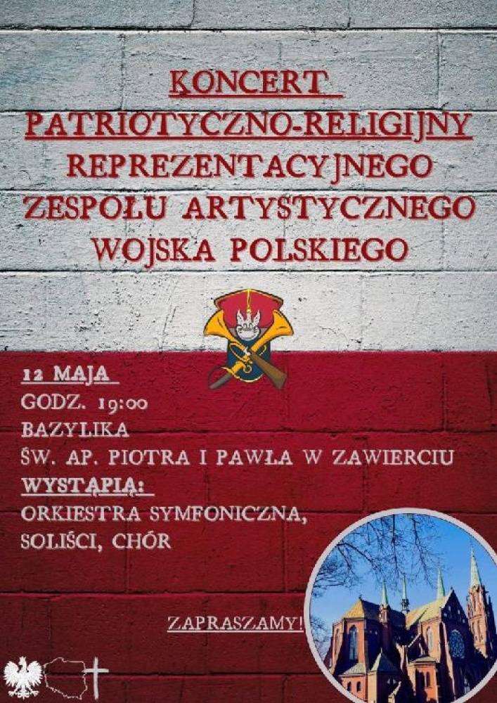 Zdjęcie: Zaproszenie na koncert Reprezentacyjnego Zespołu Artystycznego Wojska Polskiego